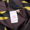 Secondhand Marni Sleeveless Dress Featuring Brown and Yellow Geometric Circle Pattern - '10s