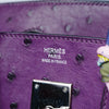 Secondhand Hermès Violet Ostrich Birkin 30 - '10s