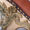 Secondhand Miu Miu, Cammeo Baroque, leather wedge - '00s