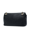 Chanel Medium Quilted Chevron Wrinkled Lambskin Surpique Flap Secondhand