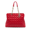 Dior Large Lambskin Cannage Soft Zipped Lady Dior Shopping Tote Secondhand