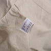 Secondhand Philosophy di Alberta Ferretti Beige Cotton Pleated Peplum Utility Jacket