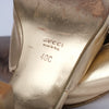 Secondhand Gucci by Tom Ford Gold Leather Tiger Head Sandals - '00s