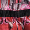 SECOND HAND John Richmond Pink Printed Silk Shirt & Maxi Skirt Set