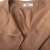 SECOND HAND Mani Camel Wool Asymmetric Wrap Vest