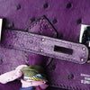 Secondhand Hermès Violet Ostrich Birkin 30 - '10s