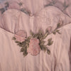 second hand Blumarine Sheer Silk Slip Dress With Floral Appliqué - '90s