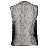 Secondhand Gucci Black Mink and Lace Sleeveless Top - 2000s