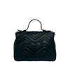 Gucci Small GG Marmont Matelasse Leather Top Handle Satchel Secondhand