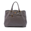 Prada Soft Calf Front Zip Open Convertible Tote Secondhand