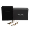 Chanel Gold Plated CHA NEL Drop Push Back Earrings Secondhand