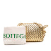 Bottega Veneta Mini Metallic Lambskin Intrecciato Loop Camera Bag Secondhand