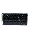 Dior Patent Cannage Clutch with Chain Secondhand