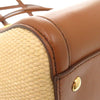 Ferragamo Medium Striped Canvas and Leather Amy Tote Secondhand