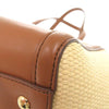 Ferragamo Medium Striped Canvas and Leather Amy Tote Secondhand