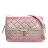 Secondhand Chanel Large Quilted Gradient Metallic Lambskin Like A Wallet Flap