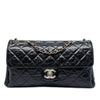 Chanel Jumbo CC Quilted Crumpled Calfskin Straight Flap Secondhand