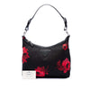 Prada Tessuto Stampato Rose Shoulder Bag Secondhand