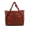 Bottega Veneta Nappa Intrecciato Fringe Tote Secondhand