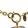 Secondhand Chanel Gold Plated CC Quilted Pendant Necklace