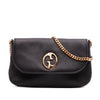 Gucci Medium Leather 1973 Chain Shoulder Bag Secondhand