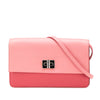 Prada Saffiano Turn Lock Wallet on Strap Secondhand