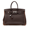 Secondhand Hermès Special Order Bicolor Togo Verso Birkin Retourne 35