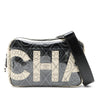 Chanel Coated Canvas Camellia Logo Camera Bag Secondhand
