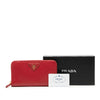 Prada Saffiano Zip Around Long Wallet Secondhand