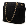 Chanel Jersey CC Chocolate Bar Shoulder Bag Secondhand