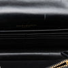 Saint Laurent Metallic Striped Fabric Monogram Kate Tassel Wallet on Chain Secondhand