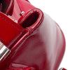 Prada Small Saffiano Vernice Turnlock Twin Satchel Secondhand