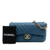 Chanel Medium Chevron Iridescent Calfskin Surpique Flap Secondhand
