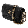 Chanel CC Quilted Lambskin Flap Phone Holder with Chain Secondhand