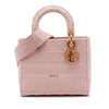 Dior Medium Embroidered Canvas Cannage Lady D Lite Secondhand