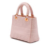 Dior Medium Embroidered Canvas Cannage Lady D Lite Secondhand