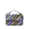 Bottega Veneta Small Nappa Diagonal Stripe Satchel Secondhand