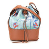 LOEWE Paulas Ibiza Small Canvas Balloon Bucket Bag Secondhand
