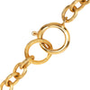 Chanel CC Gold Plated Medallion Lion Crest Pendant Necklace Secondhand