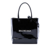 Balenciaga Patent Logo Shopping Tote XXS Secondhand