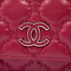 Chanel CC Quilted Calfskin Double Stitch Hamptons Wallet on Chain Secondhand