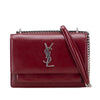 Saint Laurent Mini Leather Monogram Sunset Wallet on Chain Secondhand