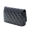 Chanel CC Quilted Shiny Aged Calfskin Wallet On Chain Secondhand