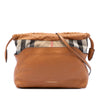 Burberry House Check Canvas and Calfskin Little Crush Crossbody Secondhand