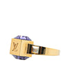 Secondhand Louis Vuitton Gold Plated Crystal Gamble Cocktail Ring