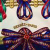 Hermès Les Rubans du Cheval Silk Scarf 90 Secondhand