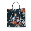 Prada Saffiano Hawaiian Print Tote Secondhand