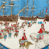 Hermès Marine et Cavalerie Silk Scarf 90 Secondhand