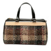 Burberry Plaid Wool Boston Bag Secondhand