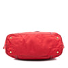 Secondhand Prada Saffiano Trimmed Tessuto Zip Top Convertible Tote